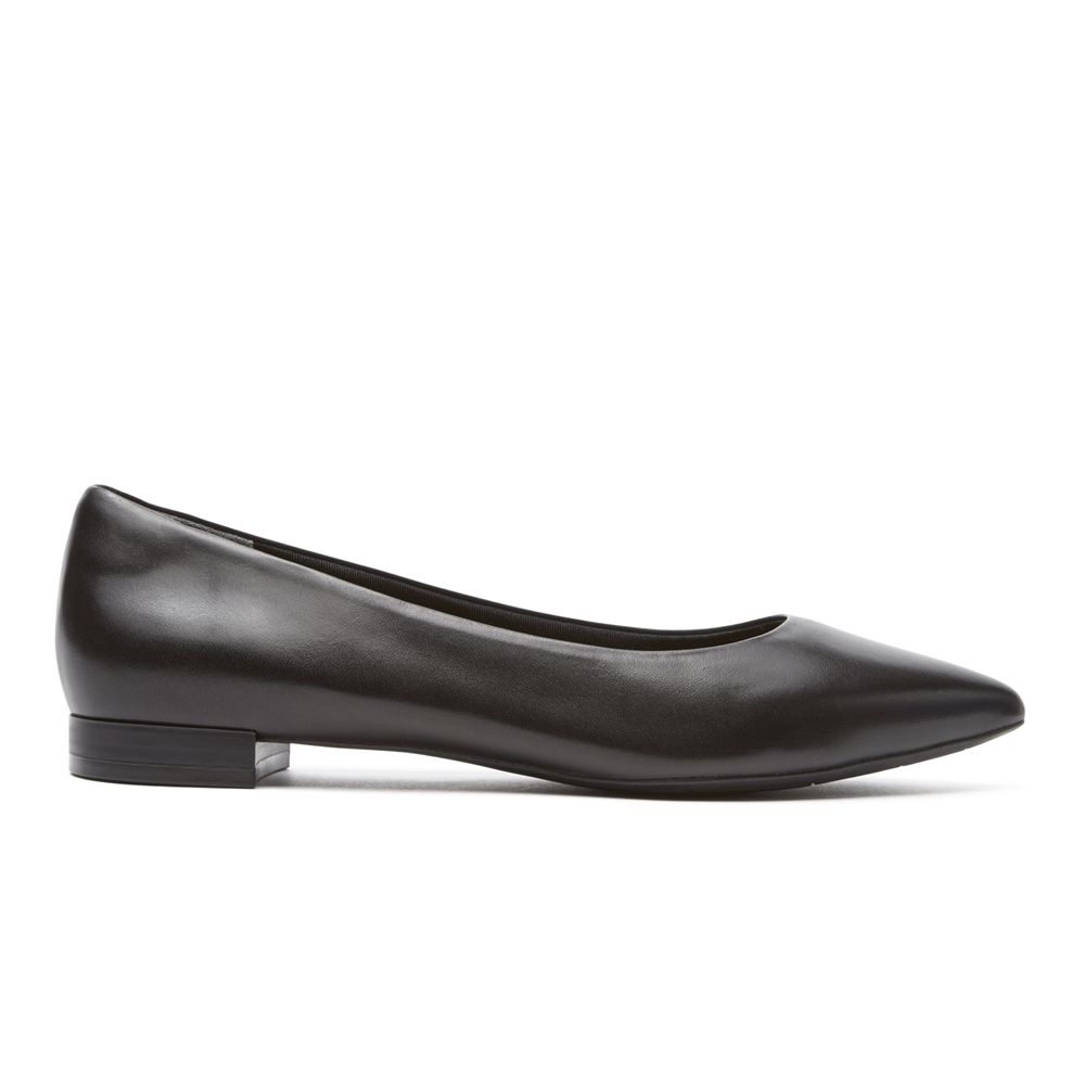 Rockport Women's Total Motion Adelyn Ballet - Black - USA (2035ILSWX)